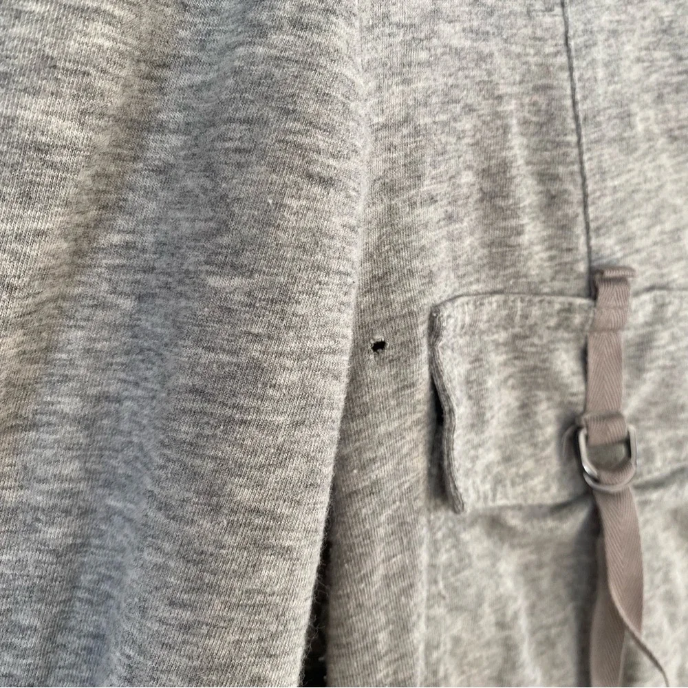 Lafayette 148 Gray Utility Casual Grunge‎ Soft Button-Up Shirt Small - Picture 7 of 7